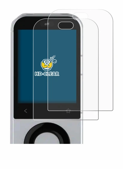 Imagen del dispositivo Sofabaton X2 con una amplia variedad de protectores de pantalla.