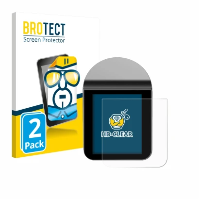 Parte frontal de un envase de producto con el logotipo de la marca BROTECT. Al lado se muestra el dispositivo KitchenBoss G330