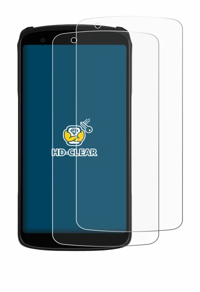 Imagen del dispositivo Zebra TC22R con una amplia variedad de protectores de pantalla.