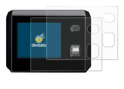 Imagen del dispositivo SkyRC MC5000 con una amplia variedad de protectores de pantalla.