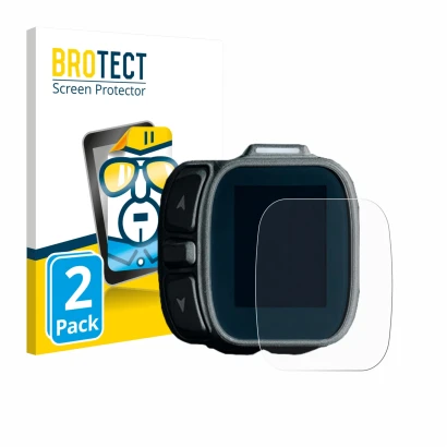 Parte frontal de un envase de producto con el logotipo de la marca BROTECT. Al lado se muestra el dispositivo Giant Ridecontro