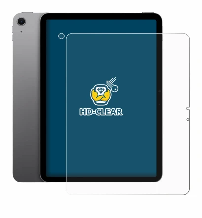 Imagen del dispositivo Apple iPad Air 13" M3 2025 (Frontal+Cámara) con una amplia variedad de protectores de pantalla.