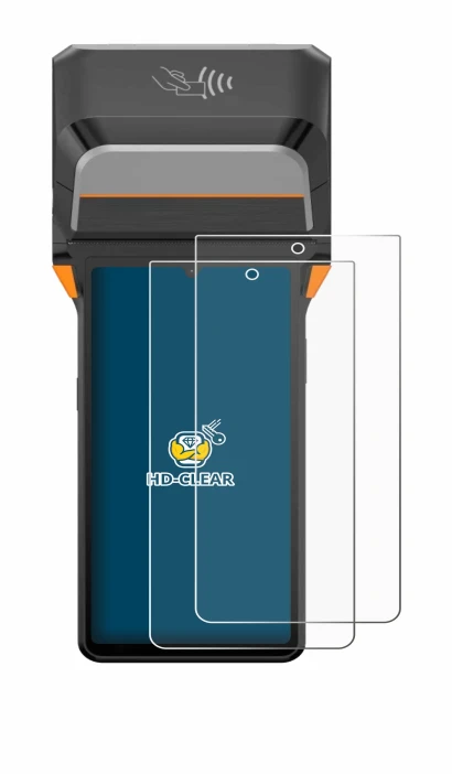 Imagen del dispositivo Sunmi V3 Plus con una amplia variedad de protectores de pantalla.