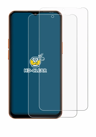 Imagen del dispositivo Oscal Flat 3C con una amplia variedad de protectores de pantalla.