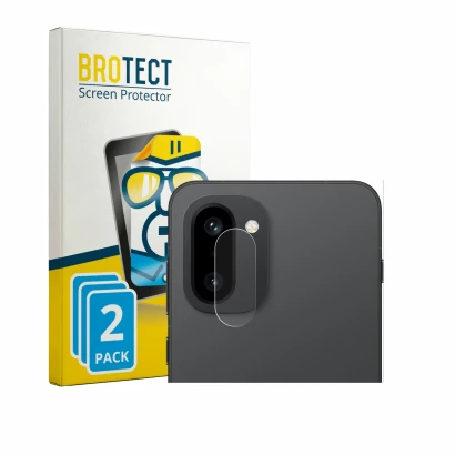 Parte frontal de un envase de producto con el logotipo de la marca BROTECT. Al lado se muestra el dispositivo OnePlus 15R (SÓL