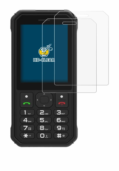Imagen del dispositivo AGM M11 con una amplia variedad de protectores de pantalla.