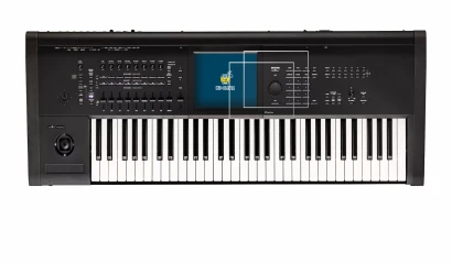 Imagen del dispositivo KORG Kronos 3 (2025) 61 con una amplia variedad de protectores de pantalla.