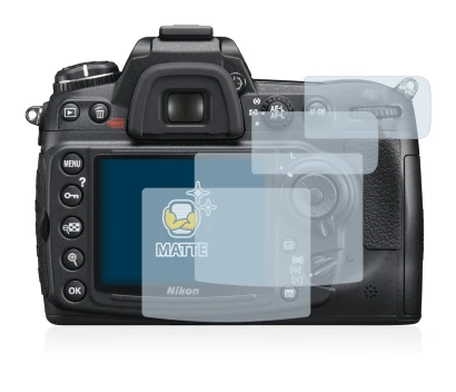 Imagen del dispositivo Nikon D300S con una amplia variedad de protectores de pantalla.