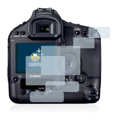 Imagen del dispositivo Canon EOS 1D Mark IV con una amplia variedad de protectores de pantalla.