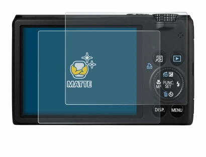 Imagen del dispositivo Canon PowerShot S95 con una amplia variedad de protectores de pantalla.