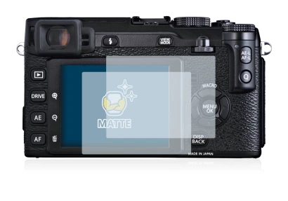 Imagen del dispositivo Fujifilm X-E1 con una amplia variedad de protectores de pantalla.
