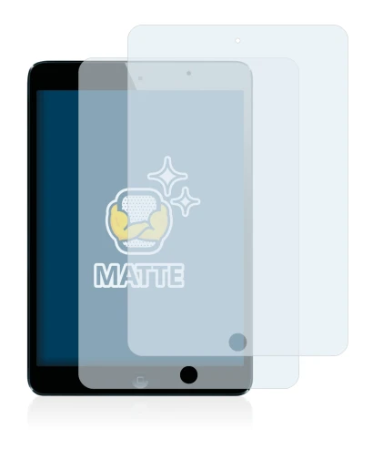 Imagen del dispositivo Apple iPad Mini 1 2012 con una amplia variedad de protectores de pantalla.