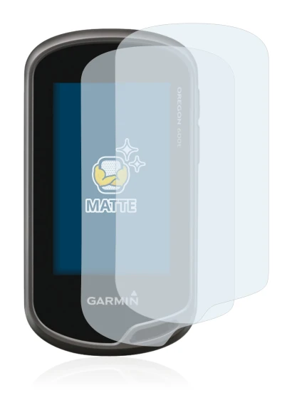 Imagen del dispositivo Garmin Oregon 600t con una amplia variedad de protectores de pantalla.