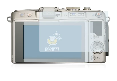 Imagen del dispositivo Olympus PEN E-PL6 con una amplia variedad de protectores de pantalla.