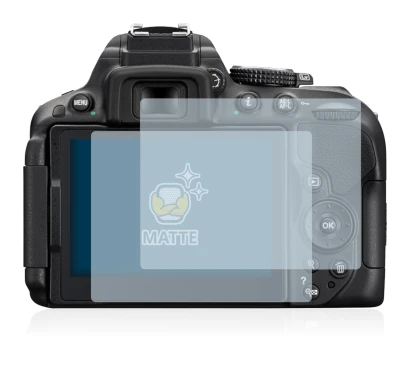 Imagen del dispositivo Nikon D5300 con una amplia variedad de protectores de pantalla.
