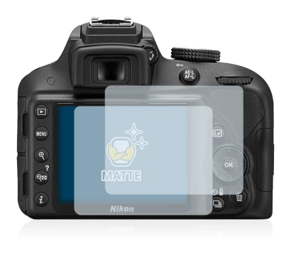Imagen del dispositivo Nikon D3300 con una amplia variedad de protectores de pantalla.