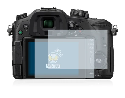 Imagen del dispositivo Panasonic Lumix DMC-GH4 con una amplia variedad de protectores de pantalla.