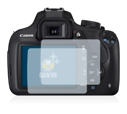Imagen del dispositivo Canon EOS 1200D con una amplia variedad de protectores de pantalla.