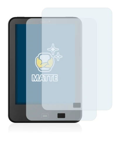 Imagen del dispositivo Tolino Vision 2 con una amplia variedad de protectores de pantalla.