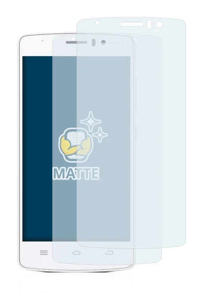 Imagen del dispositivo THL 4000 con una amplia variedad de protectores de pantalla.