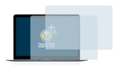 Imagen del dispositivo Apple MacBook 12" (Principios de 2015) con una amplia variedad de protectores de pantalla.