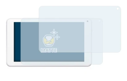 Imagen del dispositivo BigBen Unity Tab 7 con una amplia variedad de protectores de pantalla.