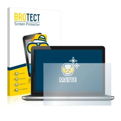 Parte frontal de un envase de producto con el logotipo de la marca BROTECT. Al lado se muestra el dispositivo con su protector