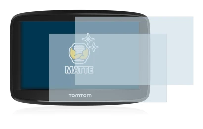 Imagen del dispositivo TomTom Start 52 con una amplia variedad de protectores de pantalla.