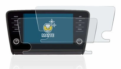Imagen del dispositivo Skoda Octavia 2017 Infotainment System con una amplia variedad de protectores de pantalla.