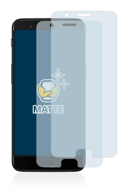 Imagen del dispositivo OnePlus 5 con una amplia variedad de protectores de pantalla.