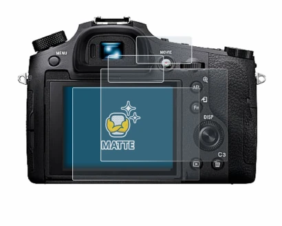 Imagen del dispositivo Sony Cyber-Shot DSC-RX10 IV con una amplia variedad de protectores de pantalla.