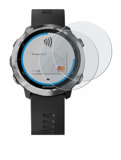 Imagen del dispositivo Garmin Forerunner 645 con una amplia variedad de protectores de pantalla.