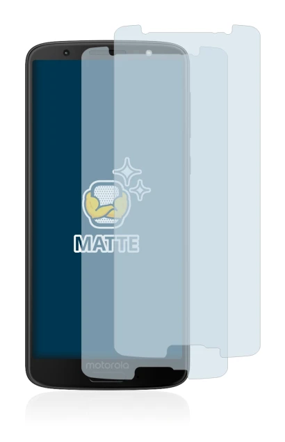 Imagen del dispositivo Motorola Moto G6 con una amplia variedad de protectores de pantalla.