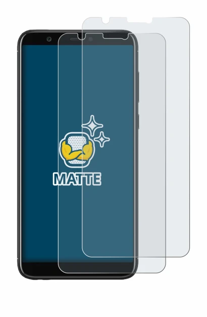 Imagen del dispositivo Huawei P smart 2018 con una amplia variedad de protectores de pantalla.