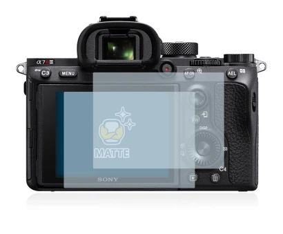 Imagen del dispositivo Sony Alpha 7R III con una amplia variedad de protectores de pantalla.