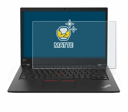 Imagen del dispositivo Lenovo ThinkPad T480s con una amplia variedad de protectores de pantalla.