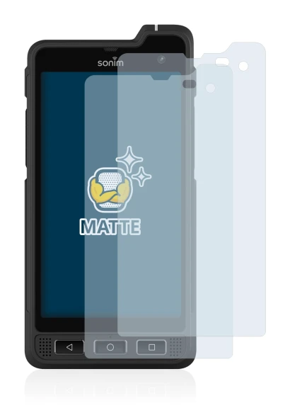 Imagen del dispositivo Sonim XP8 con una amplia variedad de protectores de pantalla.