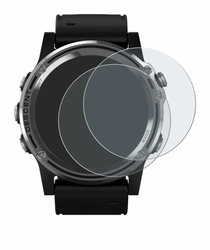 Imagen del dispositivo Garmin Descent Mk1 con una amplia variedad de protectores de pantalla.