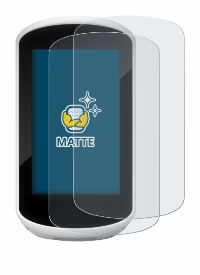 Imagen del dispositivo Garmin Edge Explore 2018 con una amplia variedad de protectores de pantalla.