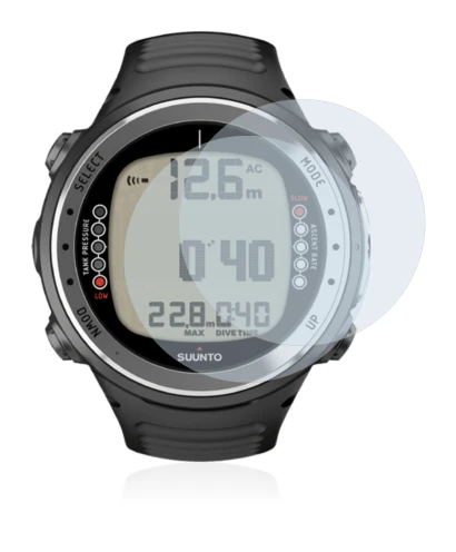 Imagen del dispositivo Suunto D4I con una amplia variedad de protectores de pantalla.
