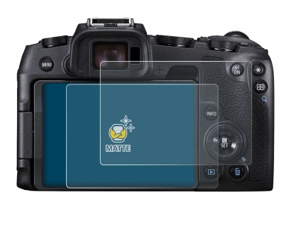 Imagen del dispositivo Canon EOS RP con una amplia variedad de protectores de pantalla.