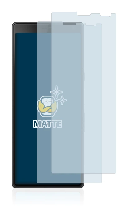 Imagen del dispositivo Sony Xperia 10 con una amplia variedad de protectores de pantalla.