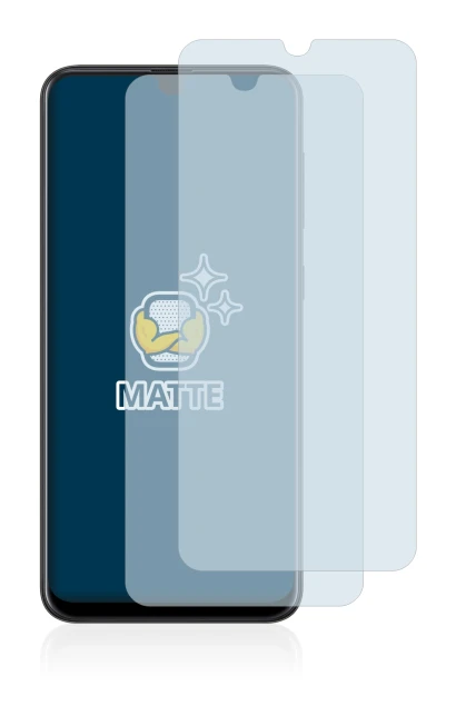 Imagen del dispositivo Samsung Galaxy A20 con una amplia variedad de protectores de pantalla.