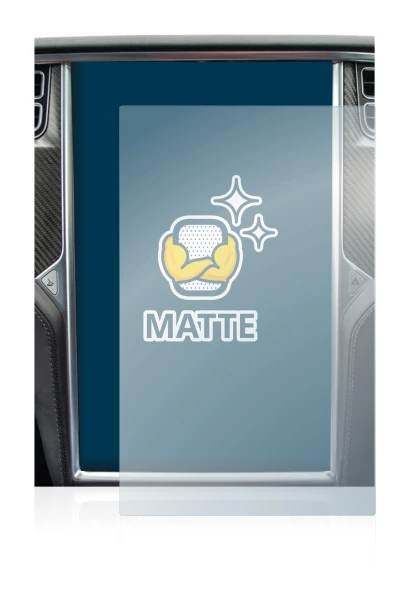 Imagen del dispositivo Tesla Model X con una amplia variedad de protectores de pantalla.