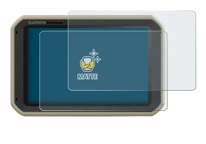 Imagen del dispositivo Garmin Overlander con una amplia variedad de protectores de pantalla.