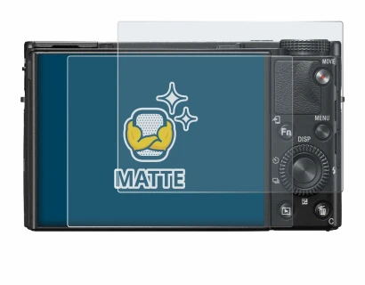 Imagen del dispositivo Sony Cyber-Shot DSC-RX100 VII con una amplia variedad de protectores de pantalla.