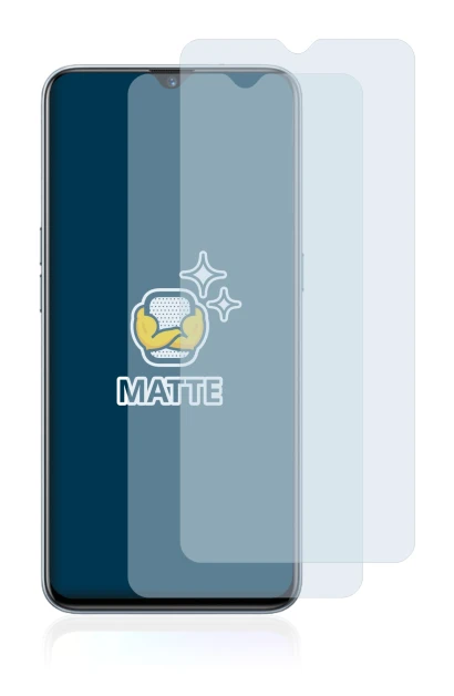 Imagen del dispositivo realme XT con una amplia variedad de protectores de pantalla.