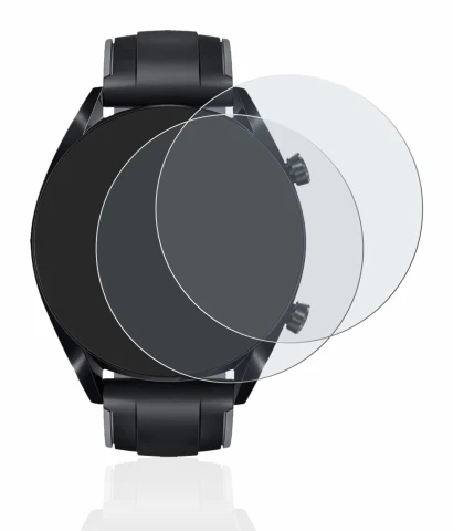 Imagen del dispositivo Huawei Watch GT 2 (46 mm) con una amplia variedad de protectores de pantalla.
