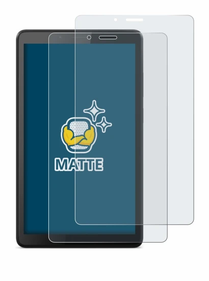 Imagen del dispositivo Lenovo Tab M7 con una amplia variedad de protectores de pantalla.