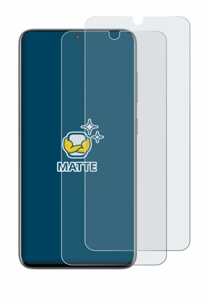 Imagen del dispositivo Samsung Galaxy S20 con una amplia variedad de protectores de pantalla.